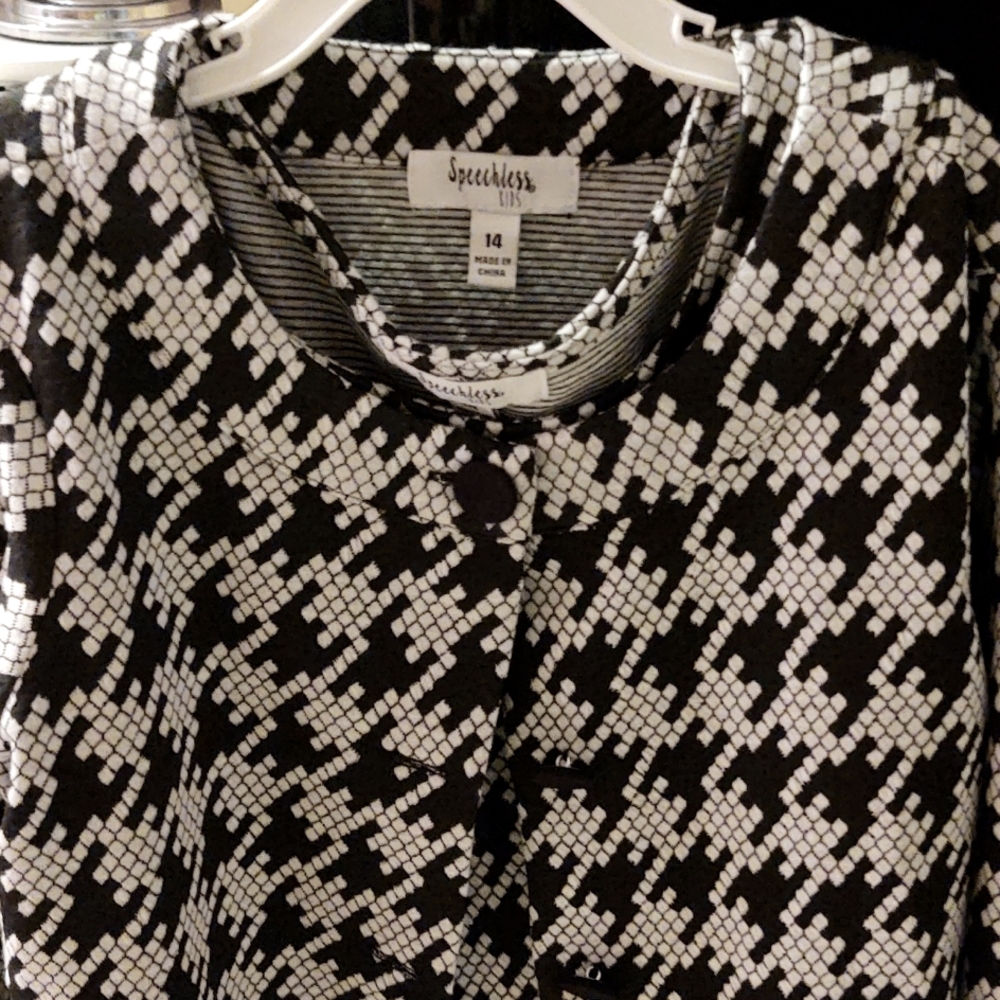 Speechless Girl's Two Piece Dress and Jacket